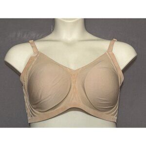 Honey Love Silhouette Bra 1X Nude Wireless Removable Pads Spacer Bra